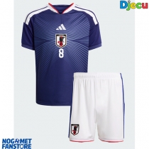 Japan Takumi Minamino #8 Domaci Dres za djecu SP 2026 Kratak Rukav (+ Kratke hlače)